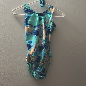Jamwear Leotards blue leotard